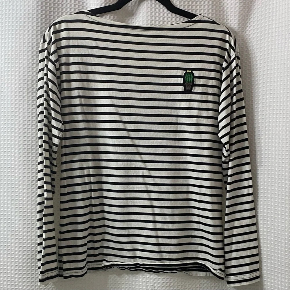 L&G Cactus Appliqué Long Sleeve Tee
